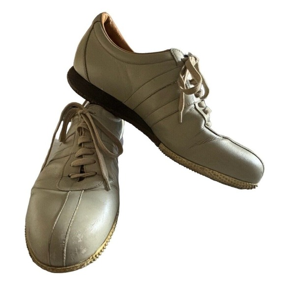 Bally Other - Bally Free Men’s Athletic Shoes Size Medium 10.5 E Beige Leather Chic Sneakers